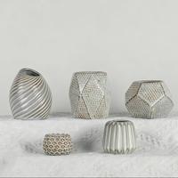 Bocaux à bougies en porcelaine, supports de bougies chauffe-plat émaillés à motifs variés pour la décoration de table, de mariage et de la maison, fournisseur, emballage personnalisé
