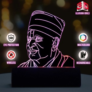 Lampe de tableau de bord LED Pamukhswami Murti de qualité supérieure avec design lumineux à changement de couleur pour la décoration de véhicules - Fournisseur en gros - Product Image 6