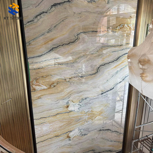 KT STONE Marmo Nero Simmetrico Effetto Crack, Stile Classico Europeo per Pareti e Scale, Sfondo per Scale a Chiocciola in Stile <span class=keywords><strong>Palazzo</strong></span> - Product Image 5