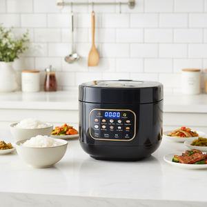 Professional Home Use Smart Rice Cooker Low Sugar Function Touch Screen Ceramic Coating Aluminum Inner Pot Measuring Cu - Product Image 1