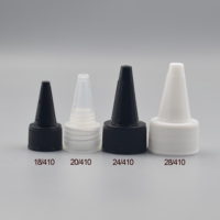 Approvisionnement d'usine 20/410 bouchon compte-gouttes en plastique 18mm 20mm 24mm 28mm bouchon de compression bouchon de bouteille de ketchup colle bec couvercle de bouteille