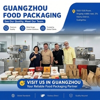 Ensemble d'emballages pour la restauration rapide avec logo personnalisé imprimé, gobelets en papier jetables, sacs de transport, boîtes d'emballage pour hamburgers et poulet frit