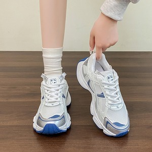 Chaussures de marche Dshsh pour tous sports - Respirantes, antidérapantes, en toile et cuir synthétique, semelle extérieure en caoutchouc, à lacets, talon bas, légères - Product Image 2