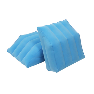Almohada inflable en forma de cuña para alivio de piernas y rodillas, cojín de apoyo para viajes y dormir - Product Image 2