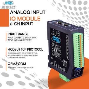 โมดูลอินพุตแบบแอนะล็อก8AI 4-20mA โมดูลอีเธอร์เน็ตน้ำตก RS485อุปกรณ์อัตโนมัติทางอุตสาหกรรมโมดูล TCP IO Modbus - Product Image 2
