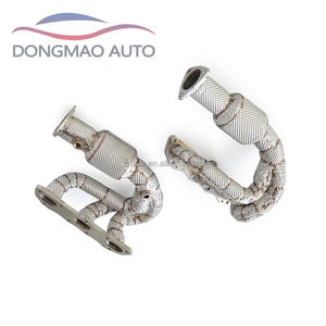 เหมาะสำหรับ Porsche <span class=keywords><strong>991</strong></span> <span class=keywords><strong>Carrera</strong></span> <span class=keywords><strong>S</strong></span> <span class=keywords><strong>3.8</strong></span>ท่อร่วมไอเสียประสิทธิภาพ2001 2015ท่อร่วมไอเสียไหลฟรี - Product Image 1