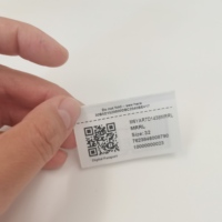 Label Pakaian NFC yang Dapat Dicuci & Dikeringkan 424 DNA Perlindungan Merek Keamanan Tinggi Manajemen Pakaian