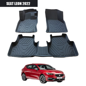 Di lusso perfetto fabbrica professionale <span class=keywords><strong>tappetini</strong></span> per auto impermeabile 3D TPE materiale auto tappetino per sedile <span class=keywords><strong>LEON</strong></span> 2022 - Product Image 1