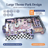 Parc d'attractions pour enfants de 1000 m², thème spatial, grands toboggans en plastique, jeux interactifs, jeux doux, équipement de terrain de jeu intérieur pour enfants