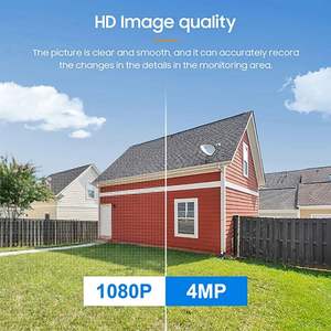 V380 5mp 4g kamera surya 4g kartu Sim lensa ganda tanpa titik buta Alarm deteksi gerakan Waktu Nyata Wifi Ptz kamera jaringan Cctv - Product Image 2