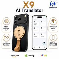 Traducteur de langues X9, 146 langues, conversation vocale, appel vidéo, traduction de photos et de textes pour les visites de clients à l'étranger