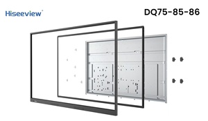 Kit de coque métallique OEM CKD Hiseeview, cadre en aluminium personnalisé et plaque arrière pour panneau de conférence tactile intelligent de 75 pouces - Product Image 3