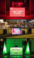 Mesa de Escritorio Portátil con Pantalla LED para Video Wall Interior P1.25 P1.538 P1.86 P2 P2.5, Cabina de DJ para Discoteca y Bar