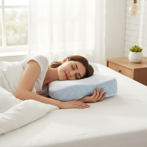 หมอนรองกระดูก OEKO BSCI เมมโมรี่โฟม หมอนหนุนเมมโมรี่โฟม ดูแลสุขภาพคอ ช่วยให้นอนหลับสบาย สำหรับคน<span class=keywords><strong>นอน</strong></span>ตะแคง <span class=keywords><strong>นอน</strong></span>หงาย <span class=keywords><strong>นอน</strong></span>คว่ำ - Product Image 1