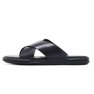Pantoufles en cuir de vachette de qualité supérieure pour homme, sandales en cuir véritable pour homme, durables, imperméables, logo personnalisé gratuit - Product Image 2
