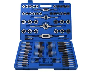 5/8" 24 thread tap and die tools set 110pcs standard hss metric and inch professional inch
