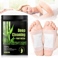 Patchs détoxifiants et relaxants pour les pieds au gingembre et à l'extrait de vinaigre de bambou pour la santé chinoise