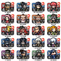 Vente en gros Populaire Mingshe Aimants de réfrigérateur Pokémon Mini briques de cristal carrées Jouet enfant Gengar Étui en PVC pour peluches Cartes à collectionner