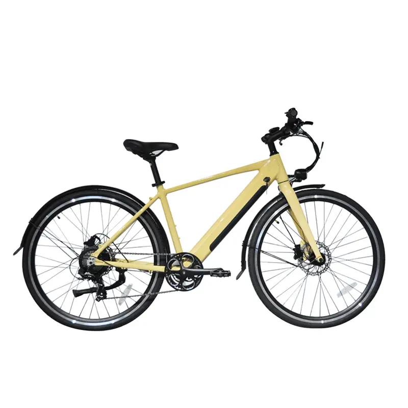 Ebike bicicleta elétrica híbrida para homens, bicicleta de estrada 2022, bicicleta elétrica 350w 10.4ah, quadro de liga de alumínio em alto passo