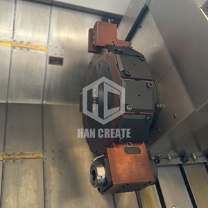 HanCreate Slant Bed Torno <span class=keywords><strong>CNC</strong></span> de Metal de 3 ejes con eje C y eje Y Torno Fresadora Combo TCK56Y con herramienta de accionamiento Torno <span class=keywords><strong>CNC</strong></span> - Product Image 3