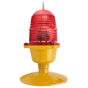 Feu de signalisation d'obstruction aérienne à LED, balise lumineuse, protection IP66 pour les bâtiments imposants, les aéroports, les tours et les véhicules - Product Image 1