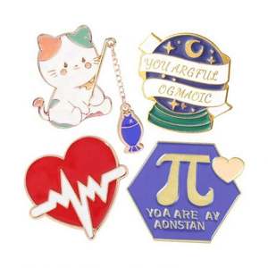 Pins Metálicos Brillantes de Calidad de Fábrica, Pins Médicos Resistentes con Reverso Personalizado - Product Image 6