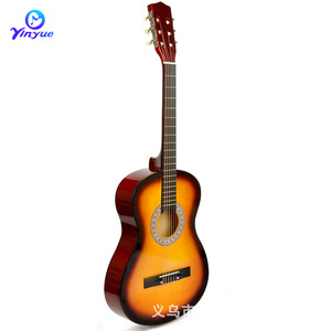 Guitarra Acústica Yinyue de 38 Pulgadas, Madera de Tilo, Perillas Semicerradas, 6 Cuerdas, Acabado Lacado, Para Principiantes - Product Image 5