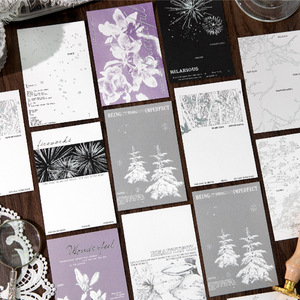 สมุดสติกเกอร์ตกแต่งลายวินเทจแบบฟอยล์สีเงิน ซีรีส์ตู้ไปรษณีย์ร้าง 20 แผ่นต่อแพ็ค - Product Image 3