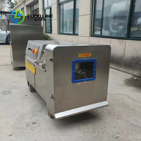 Scie à ruban à viande à vitesse réglable Machine de découpe Nettoyage sans effort Coupe des os et de la viande en bois