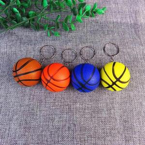 Porte-clés en mousse PU personnalisé avec logo, mini-ball anti-stress promotionnel pour les fans de basketball – Vente chaude - Product Image 2