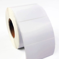 Rouleau personnalisé blanc vierge cuisine Direct thermique eau soluble étiquettes alimentaires pour pot