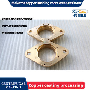 Piezas de repuesto de cobre de placa de latón de procesamiento industrial personalizables CuSn6Zn6Pb3 sellos deslizantes para aplicaciones metalúrgicas - Product Image 3