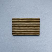 Panneaux muraux en tambour Contractor Choice, placage bois naturel, panneau à lattes pour salle de réunion, bureau