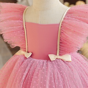 Abito da festa per <span class=keywords><strong>bambina</strong></span> all'ingrosso, ultimi modelli, vestito di compleanno per <span class=keywords><strong>bambina</strong></span> con decorazioni in pizzo per concorsi di bellezza, <span class=keywords><strong>abbigliamento</strong></span> per neonati e bambini - Product Image 4