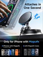 Support de chargeur de téléphone sans fil pour voiture avec logo personnalisé, vente en gros, marque privée, OEM, rotation à 360°, commande en gros, emballage personnalisé, ventouse
