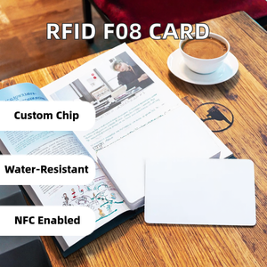 White PVC <b>Access</b> <b>Control</b> RFID <b>Card</b> NTAG213/NTAG216 Chips 13.56 MHz NFC Communication Interface Waterproof/Weatherproof CLF - Product Image 2