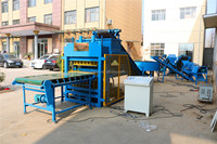 Machine automatique de fabrication de blocs de briques de sol compressé, verrouillage automatique, deuxième main, 7-10 meilleure vente