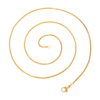 Super voordelige vierkante kubusvormige doosketting, passend bij Valentijnsdag, afstuderen, minimalistische dagelijkse outfit, ketting