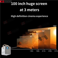 JCVISION projecteur LCD android cinéma éducation réunion maison android smart portable extérieur 4k projecteur de téléphone lcd