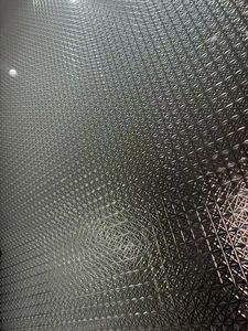 División de Espacios Colgante de Acero al Carbono con Diseño Art Deco, Cortada con Láser, con Acero Inoxidable y Vidrio, para Privacidad en Balcones y Pantallas Decorativas - Product Image 6