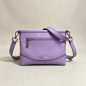 Fashion Women Solid Color <b>Crossbody</b> Purse Adjustable Buckle Strap Back Zipper Pocket Multi‑Slots Daily Shoulder <b>Bag</b> - Product Image 3