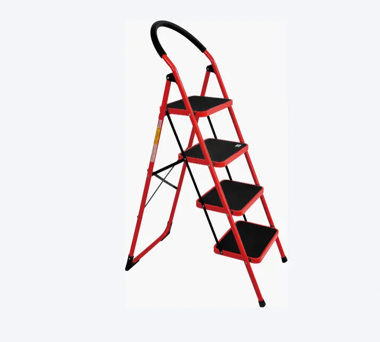 Draagbare Zolder Opvouwbare Opstapladder Aluminium Rek Opvouwbare Loft 4 Step Telescopische Ladders