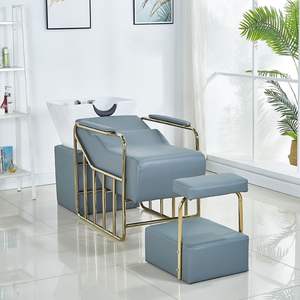 Factory Direct Sale Salon <b>Shampoo</b> Bed with Ceramic Bowl High-Quality Beauty Salon <b>Shampoo</b> <b>Chair</b> - Product Image 3