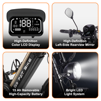 OUXI Nouveau Design Vélo Électrique Urbain Vélo Électrique 48V 1000W Batterie 15AH Stock Brésilien Vélo Électrique Bicicleta Electrica Q9