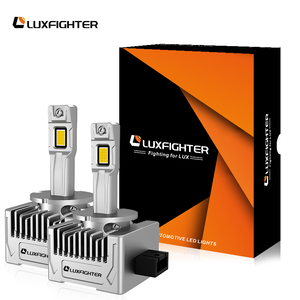 LUXFIGHTER Super brillante 90W 12000lm D1 D2 <span class=keywords><strong>D3</strong></span> D4 D1S D2S D3S D3R D3C CSP7045 6500K proyector de faro de coche LED - Product Image 1