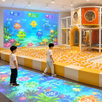 Projecteur de sol interactif, écran tactile, jeu de projection intelligent pour salle multisensorielle