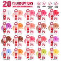 RTS 3,5ml Fruit Lip Oil Plumping High Shine Hydraterende Sleutelhanger Design Lage MOQ 1st Groothandel Aangepast Logo