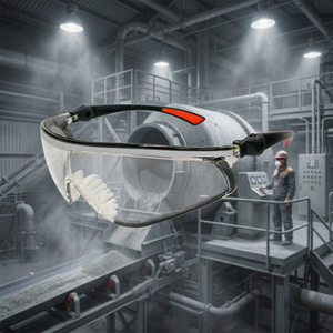 OEM Service Impact Resistant Safety Eyewear Industrial Sealed EVA Foam High Visibility Reflective Strip Protective Work - Product Image 1