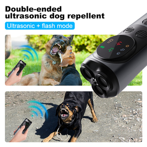 Fábrica al por mayor nuevo tapón de ladridos ultrasónico antiladridos repelente de perros recargable entrenador de perros portátil repelente de perros ultrasónico - Product Image 6