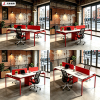 Table de travail de bureau modulaire en bois de qualité supérieure JIUSHUN, cloison de bureau, poste de travail moderne